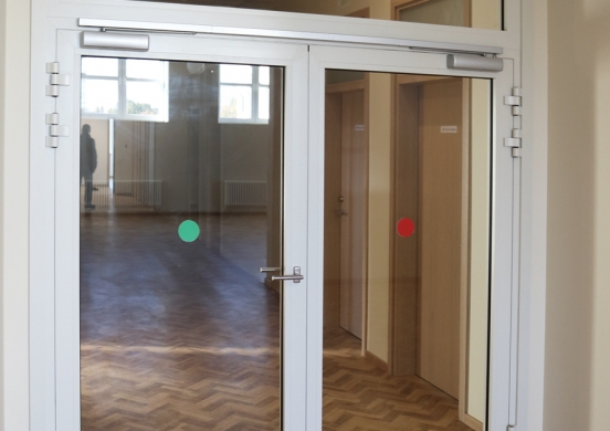 fireproof aluminium doors