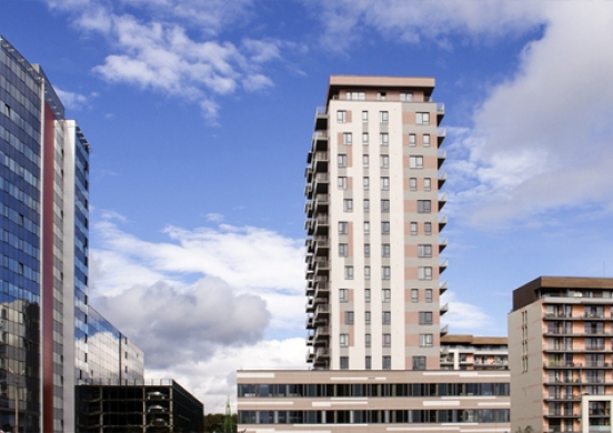 New apartment building