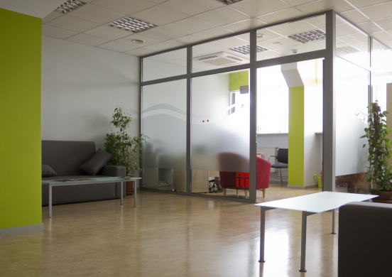 Aluminium doors for the Lattelecom