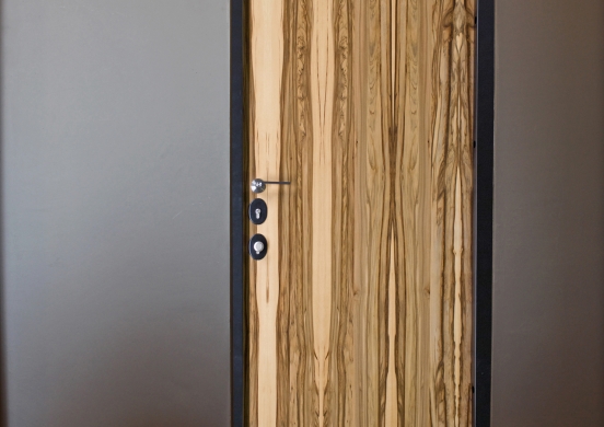 plywood finished metal door
