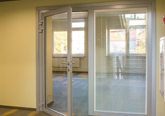 aluminum internal doors with glass