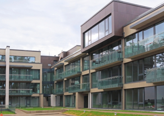 The apartment house in Jurmala