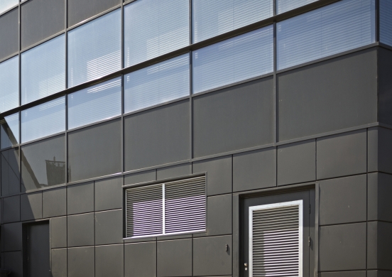 steel doors with transformer grilles