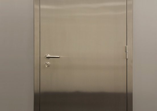 Stainless steel door